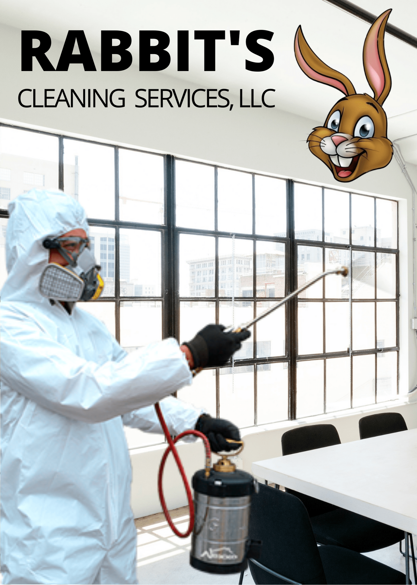 Rabbit's Cleaning Services, LLC provides quality top to bottom covid disinfecting and sanitizing fogging.